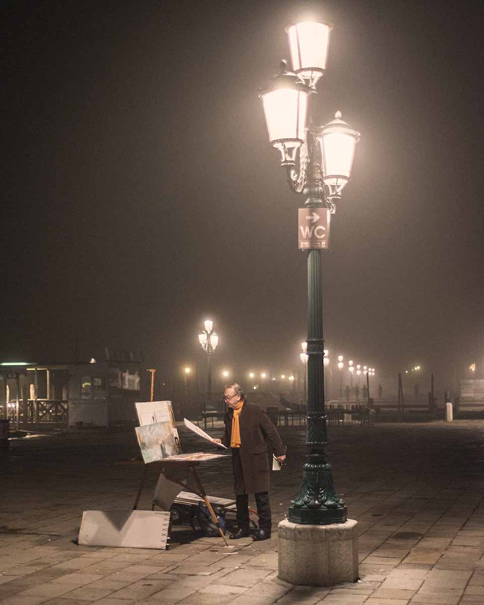 240506 – Venice Foggy Night, Painter